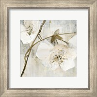 Framed 'Elegance II Greige' border=