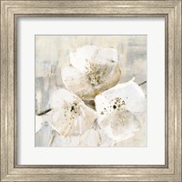 Framed 'Elegance III Greige' border=