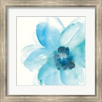 Framed Teal Cosmos II