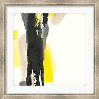 Framed 'Black and Yellow II' border=