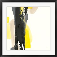 Black and Yellow II Framed Print