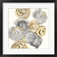 Gold Edged Neutral I Framed Print