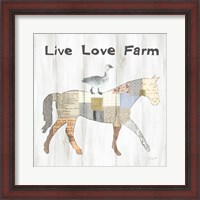 Framed 'Farm Family V' border=