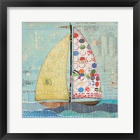 At the Regatta I Sail Sq Framed Print