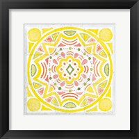 Framed 'Citrus Tile II v2' border=