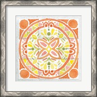 Framed 'Citrus Tile I' border=