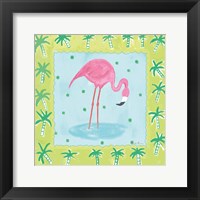 Framed Flamingo Dance III v2