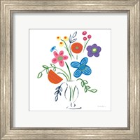 Framed 'Floral Medley IV' border=