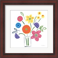 Framed 'Floral Medley II' border=