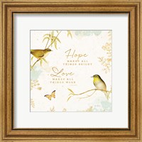 Framed 'Natures Wisdom IV' border=