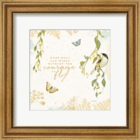 Framed 'Natures Wisdom III' border=