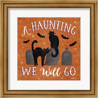 Framed 'Haunted Halloween V' border=