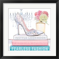 Framed 'Fearless Fashion IV' border=