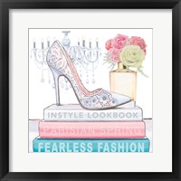 Framed 'Fearless Fashion IV' border=