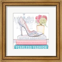 Framed 'Fearless Fashion IV' border=