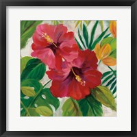 Tropical Jewels I v2 Crop Framed Print