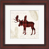 Framed 'Plaid Lodge IV' border=