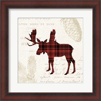 Framed 'Plaid Lodge IV' border=