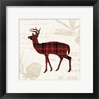 Framed 'Plaid Lodge II' border=