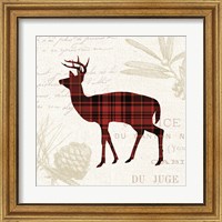 Framed 'Plaid Lodge II' border=