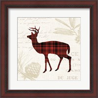 Framed 'Plaid Lodge II' border=