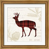 Framed 'Plaid Lodge II' border=