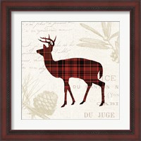 Framed 'Plaid Lodge II' border=