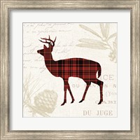 Framed 'Plaid Lodge II' border=