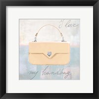 Framed 'I Love my Handbag' border=