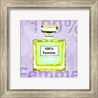 Framed '100% Femme' border=