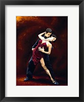 The Passion of Tango Framed Print
