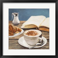 Framed Cappuccino & Book