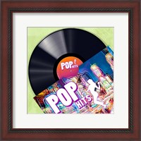 Framed 'Vinyl Club, Pop' border=