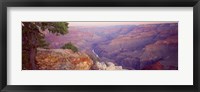 Framed Aerial view of a Valley, Mohave Point, Grand Canyon National Park, Arizona