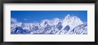 Framed Mountain range, Grand Teton National Park, Wyoming