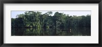 Framed Canoe in Napo River, Oriente, Ecuador