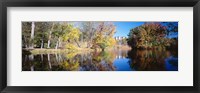 Framed Reflection of Trees in a lake, Biltmore Estate, Asheville, North Carolina