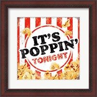 Framed 'It's Poppin' border=