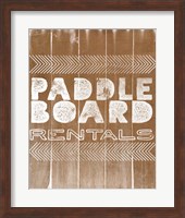 Framed Paddle Board Rentals