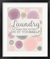 Framed Do It Yourself Laundry