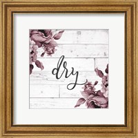 Framed 'Dry Script' border=