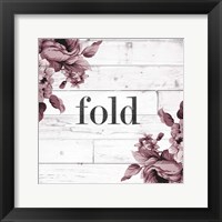 Fold Framed Print