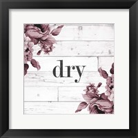 Framed 'Dry' border=