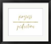 Framed Progress Over Perfection