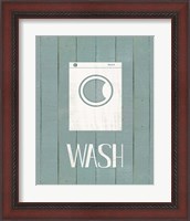 Framed 'Wash House Wash' border=