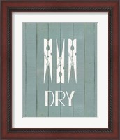 Framed 'Wash House Dry' border=