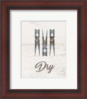 Framed 'Barnwood Dry' border=