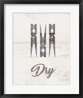 Framed 'Barnwood Dry' border=