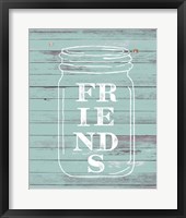 Framed Friends Mason Jar