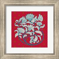 Framed 'Lotus Motif I' border=